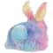 7" Multicolor Plush Pastel Easter Bunny Figurine